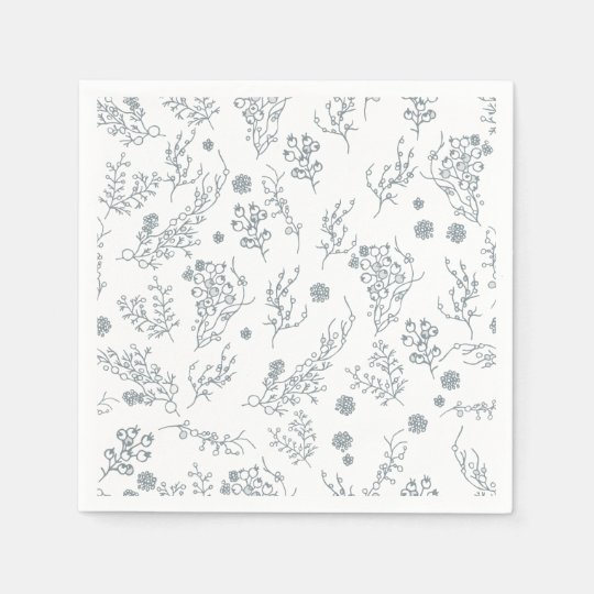 冬の白い果実パターン スタンダードカクテルナプキン Zazzle Co Jp 冬の白い果実パターン スタンダードカクテルナプキン Zazzle Co Jp