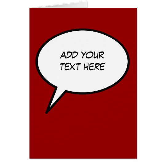 創造的な漫画の吹き出し Zazzle Co Jp