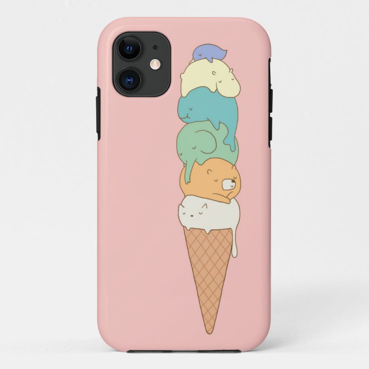 動物の山 のアイスクリームの電話箱 Case Mate Iphoneケース Zazzle Co Jp