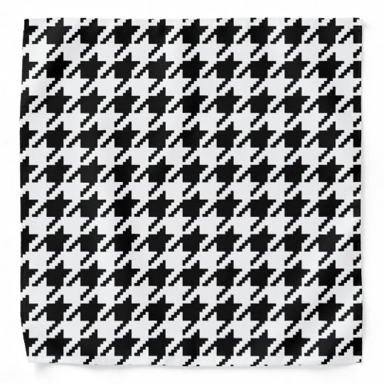 千鳥格子のでクラシックな編むパターン バンダナ Zazzle Co Jp 千鳥格子のでクラシックな編むパターン バンダナ Zazzle Co Jp