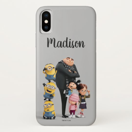 卑劣私 の子分 Gru及び女の子 Case Mate Iphoneケース Zazzle Co Jp