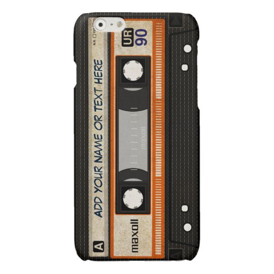 古い学校80s Djの音楽カセットテープパターン Iphoneケース Zazzle Co Jp
