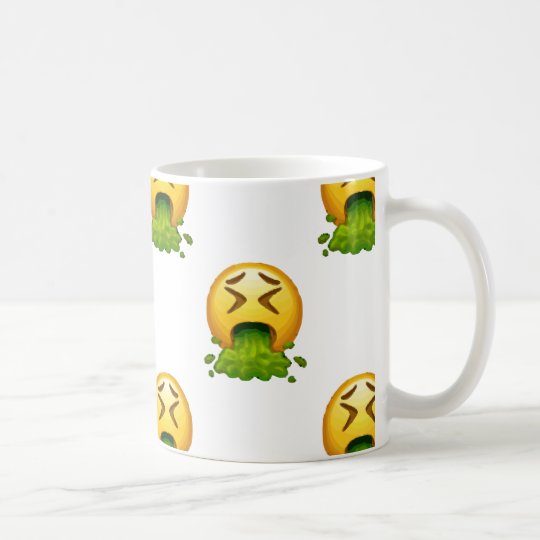 吐くemoji コーヒーマグカップ Zazzle Co Jp