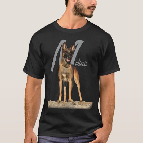 品種名前のグラフィックを持つベルギー人malinois Tシャツ Zazzle Co Jp