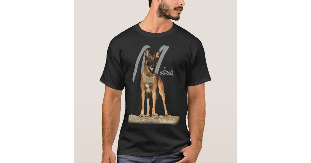 品種名前のグラフィックを持つベルギー人malinois Tシャツ Zazzle Co Jp