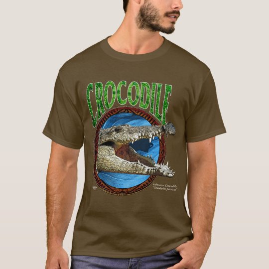 塩水のワニのtシャツ Tシャツ Zazzle Co Jp