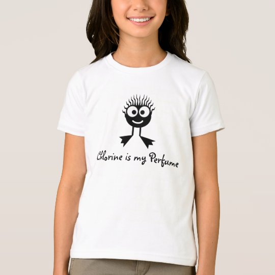 塩素は私の香水 黒いキャラクターです Tシャツ Zazzle Co Jp