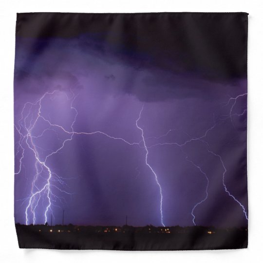 夜砂漠の雷雨の紫色の稲妻 バンダナ Zazzle Co Jp 夜砂漠の雷雨の紫色の稲妻 バンダナ Zazzle Co Jp