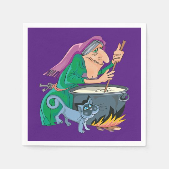 大釜で薬をかき回す魔女 スタンダードカクテルナプキン Zazzle Co Jp 大釜で薬をかき回す魔女 スタンダードカクテルナプキン Zazzle Co Jp