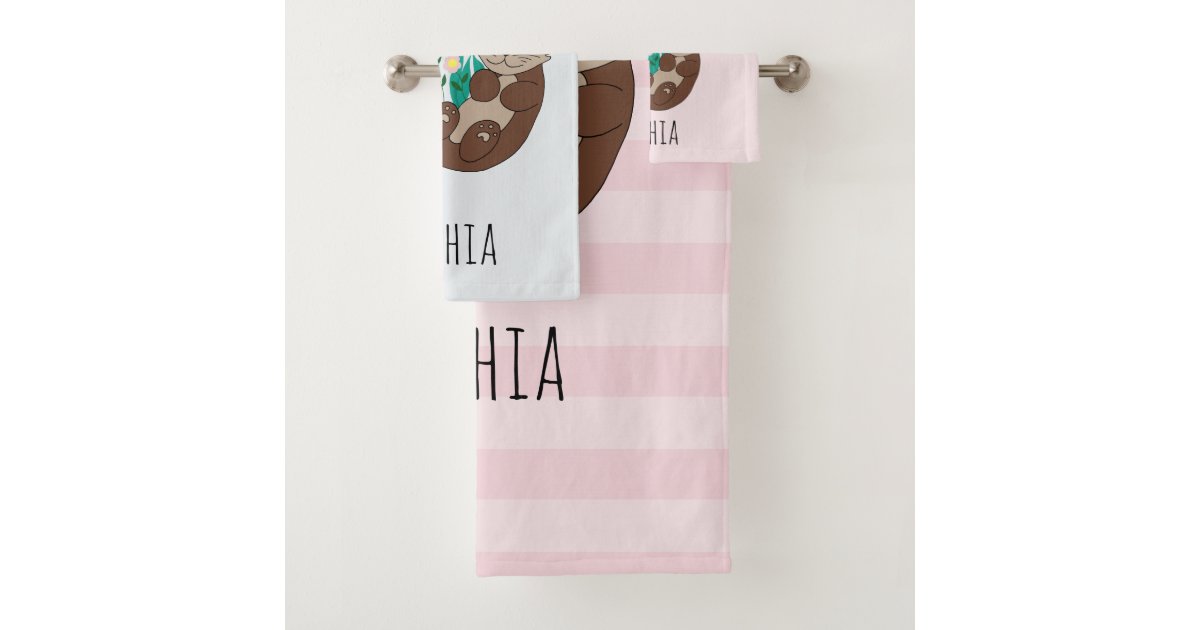 女の子たちがカワイイカワイカワイカワイカワイターの花と子どもの名前 バスタオルセット Zazzle Co Jp 女の子たちがカワイイカワイカワイカワイカワイターの花と子どもの名前 バスタオルセット Zazzle Co Jp