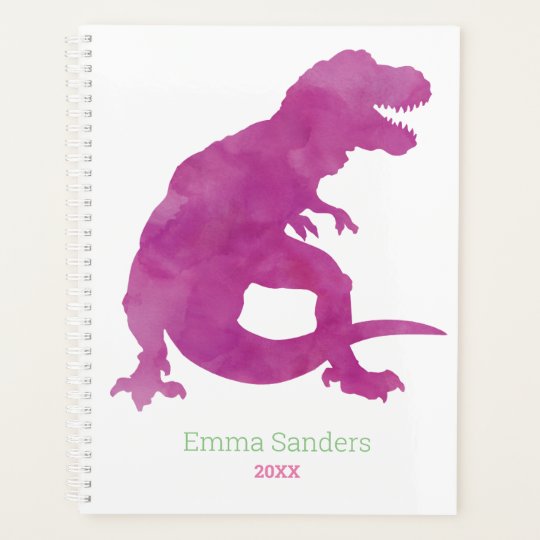 女の子たち 紫のピンク恐竜の水彩t レックスキッズ プランナー手帳 Zazzle Co Jp 女の子たち 紫のピンク恐竜の水彩t レックスキッズ プランナー手帳 Zazzle Co Jp