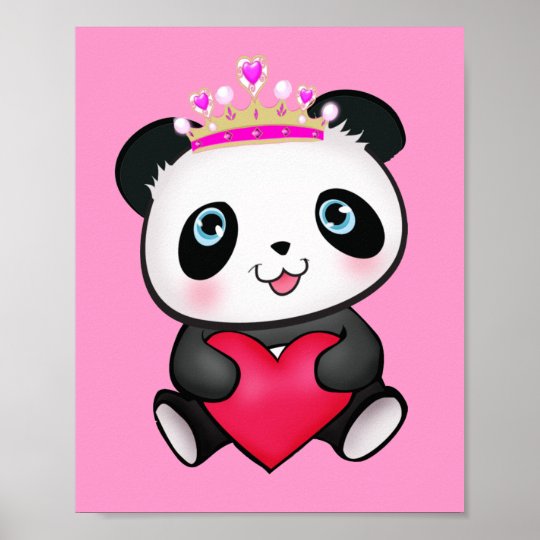 女の子の寝室のためのプリンセスのパンダポスター甘いギフト ポスター Zazzle Co Jp 女の子の寝室のためのプリンセスのパンダポスター甘いギフト ポスター Zazzle Co Jp