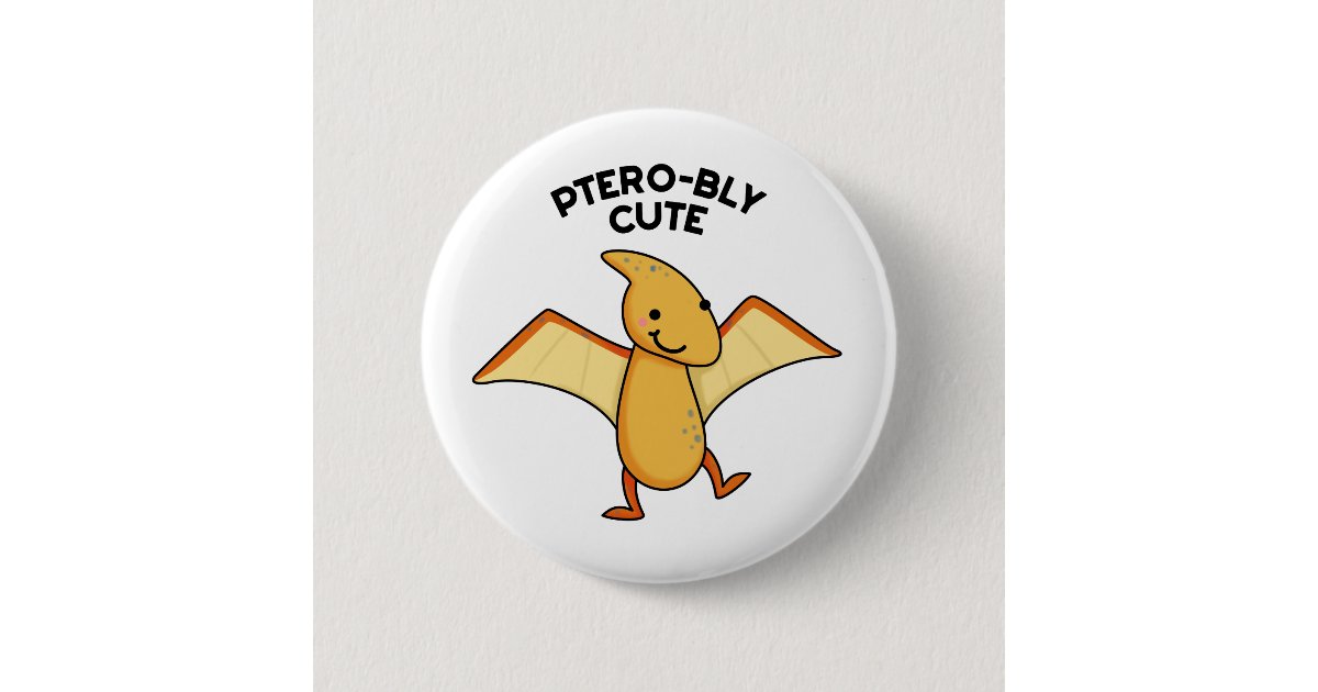 子どものようにかわいい恐竜プテロダクチルプン 缶バッジ Zazzle Co Jp