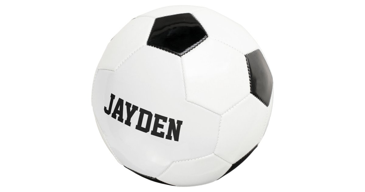 子供へパーソナライズな名前をカスタムするのサッカーボール サッカーボール Zazzle Co Jp