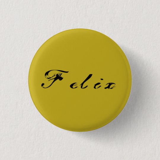 孤児の黒いキャラクターのfelixの書道のアンティーク 缶バッジ Zazzle Co Jp 孤児の黒いキャラクターのfelixの書道のアンティーク 缶バッジ Zazzle Co Jp