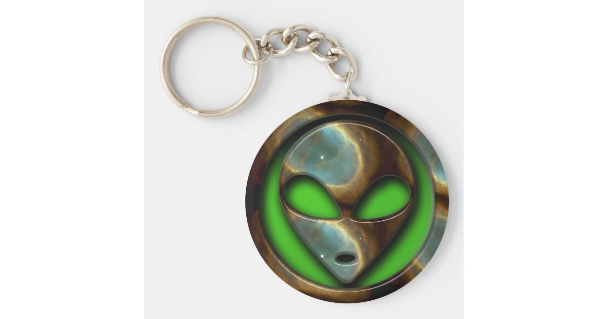 宇宙人 キーホルダー Zazzle Co Jp