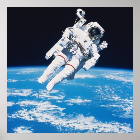 宇宙遊泳 ポスター Zazzle Co Jp