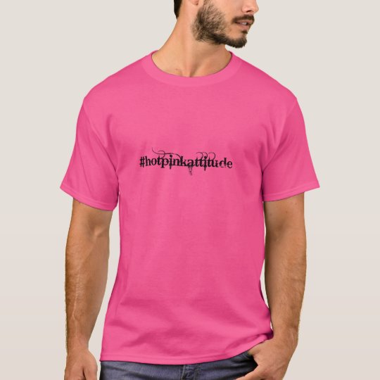 実質のメンズウェアのショッキングピンクの Tシャツ Zazzle Co Jp