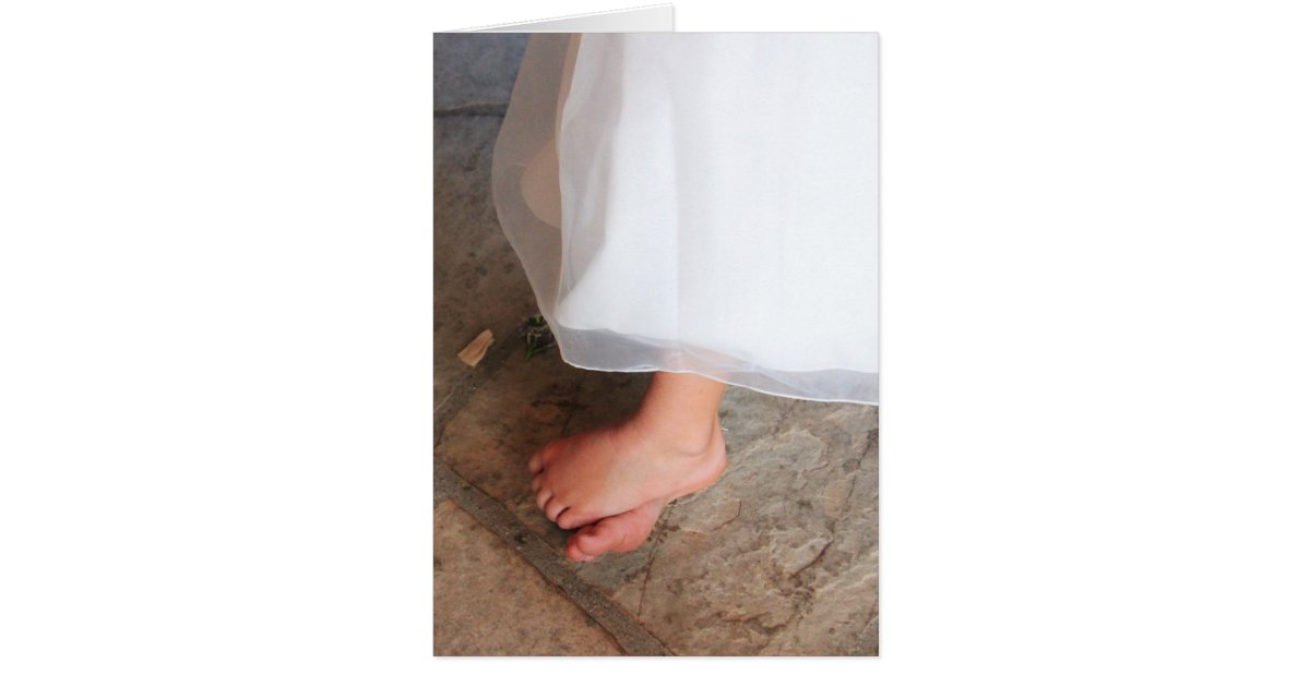 小さな女の子の裸足 王女の服 Zazzle Co Jp