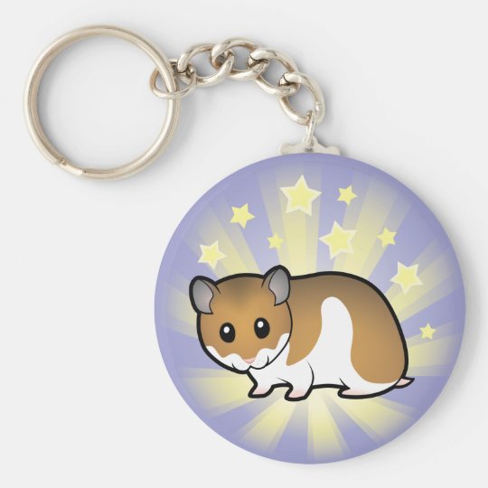 少し星のシリア人のハムスター キーホルダー Zazzle Co Jp