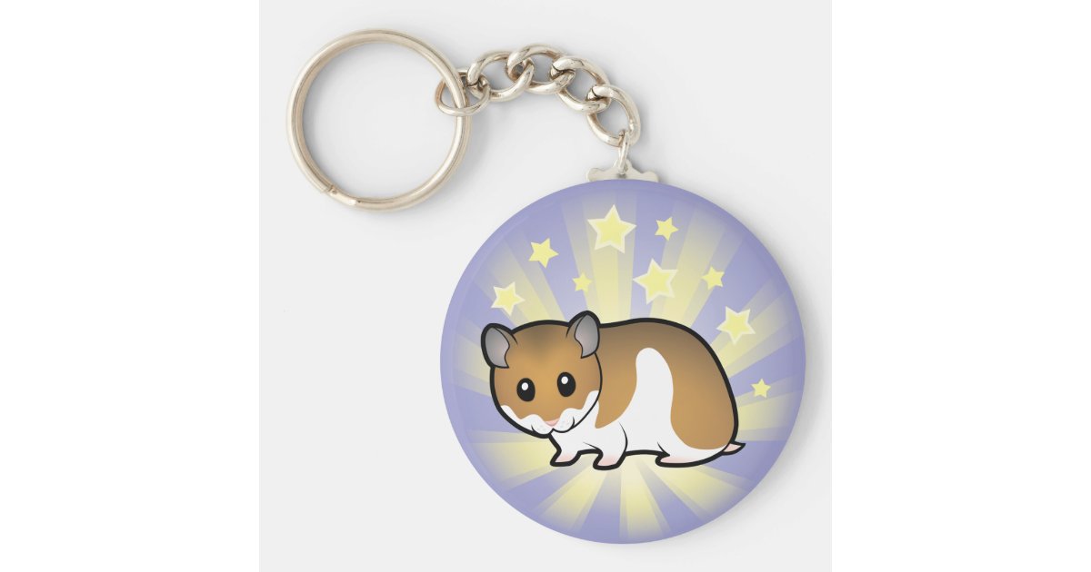 少し星のシリア人のハムスター キーホルダー Zazzle Co Jp