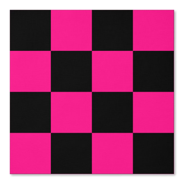 市松模様にスクエアホットピンクブラック 壁紙 | Zazzle.co.jp