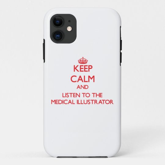 平静を保ち 医学のイラストレーターに聞いて下さい Case Mate Iphoneケース Zazzle Co Jp