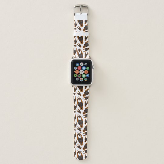 強いドーベルマン 犬 犬の 犬 ドーベルマン ピンシェルのカスタムの子犬 Apple Watchバンド Zazzle Co Jp