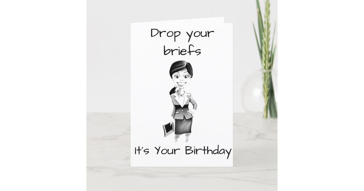 彼女の ブリーフ と楽しむ 彼女の誕生日 カード Zazzle Co Jp
