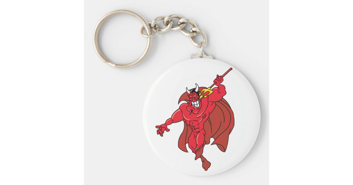 恨み深く赤い鬼 キーホルダー Zazzle Co Jp