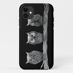 フクロウ 入れ墨iphoneケース Zazzle Co Jp