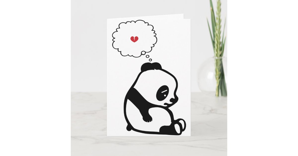 悲しいパンダ カード Zazzle Co Jp 悲しいパンダ カード Zazzle Co Jp