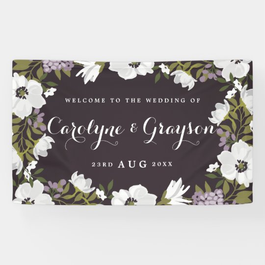 旗を結婚する薄紫及び白いアネモネの開花 横断幕 Zazzle Co Jp 旗を結婚する薄紫及び白いアネモネの開花 横断幕 Zazzle Co Jp