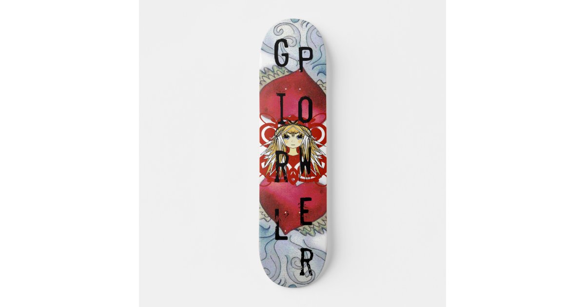 日本製アニメの女の子力 スケートボード Zazzle Co Jp