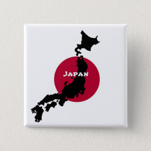 日本 地図缶バッジ Zazzle Co Jp