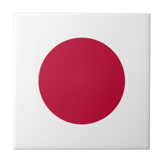 日本 日章旗 の旗日の丸 日本の国旗 タイル Zazzle Co Jp