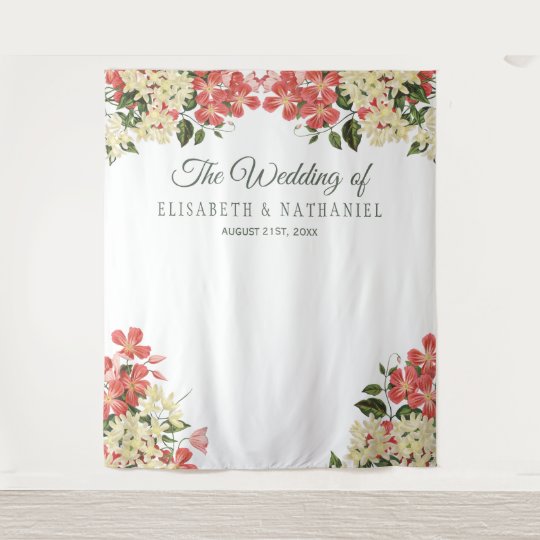 春の結婚式フローラ園のフォトブースの背景 タペストリー Zazzle Co Jp 春の結婚式フローラ園のフォトブースの背景 タペストリー Zazzle Co Jp