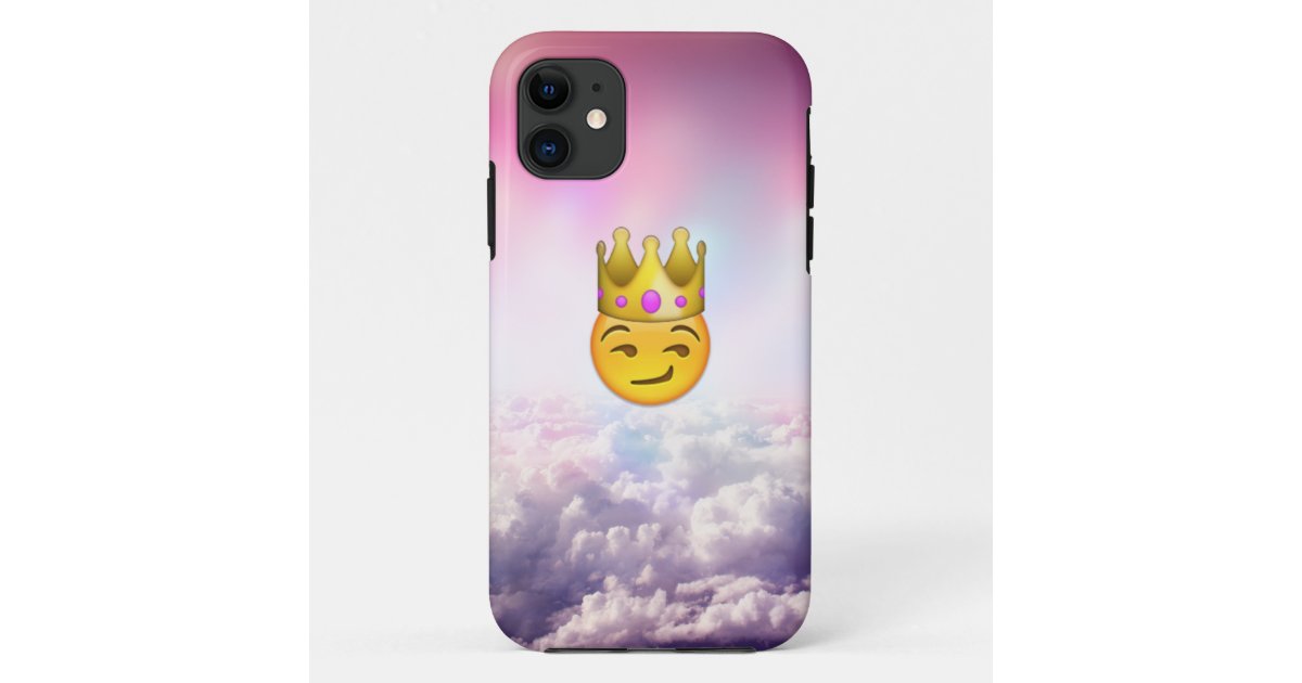 曇った嘲笑の王冠のemojiのiphoneの場合 Case Mate Iphoneケース Zazzle Co Jp