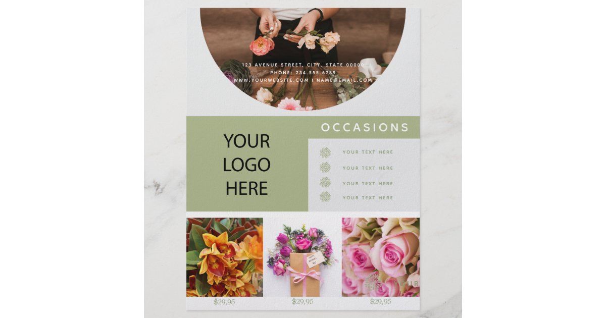 最小主義の花屋ビジネス写真のロゴ チラシ Zazzle Co Jp 最小主義の花屋ビジネス写真のロゴ チラシ Zazzle Co Jp