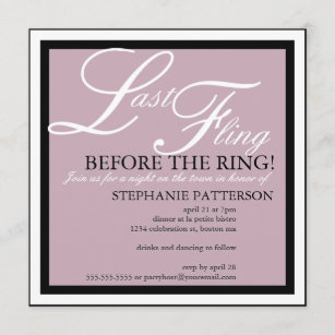 最後招待状 案内状 インビテーションデザイン Zazzle Co Jp