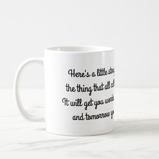 朝のコーヒーのための短い詩のマグ コーヒーマグカップ Zazzle Co Jp