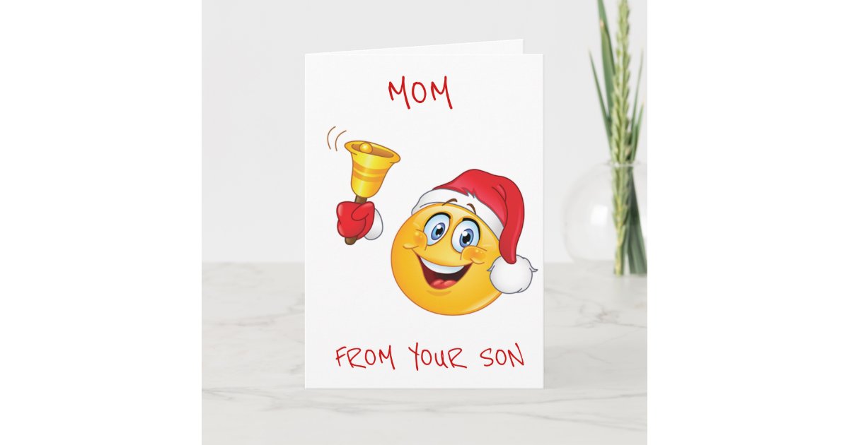 母は贈り物最高のです クリスマス絵文字 シーズンカード Zazzle Co Jp 母は贈り物最高のです クリスマス絵文字 シーズンカード Zazzle Co Jp