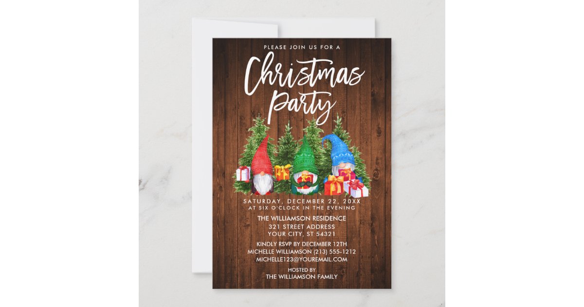 水彩素朴格言クリスマスパーティー 招待状 Zazzle Co Jp 水彩素朴格言クリスマスパーティー 招待状 Zazzle Co Jp
