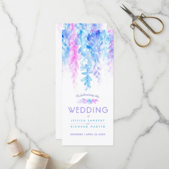 水色の紫結婚色の青を重ねたつる植物 プログラム Zazzle Co Jp