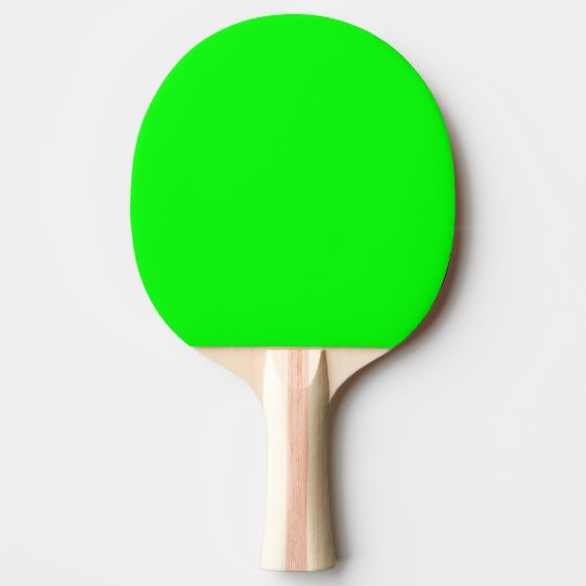 派手で明るいネオン緑の強調色 卓球ラケット Zazzle Co Jp