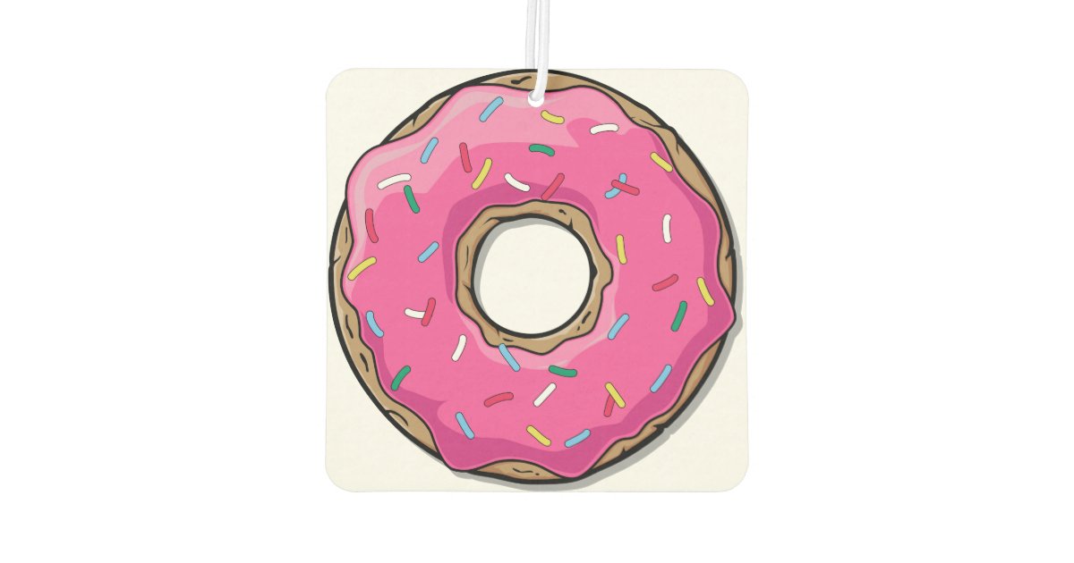 漫画のピンクドーナツはとの振りかけます カーエアーフレッシュナー Zazzle Co Jp 漫画のピンクドーナツはとの振りかけます カーエアーフレッシュナー Zazzle Co Jp