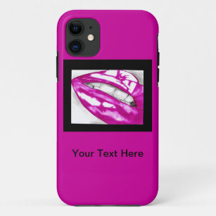 熱い 唇iphoneケース Zazzle Co Jp