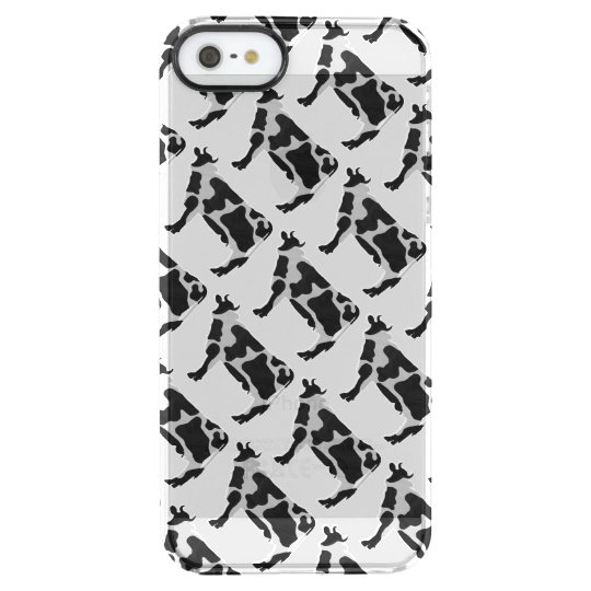 牛白黒シルエット Uncommon Iphoneケース Zazzle Co Jp