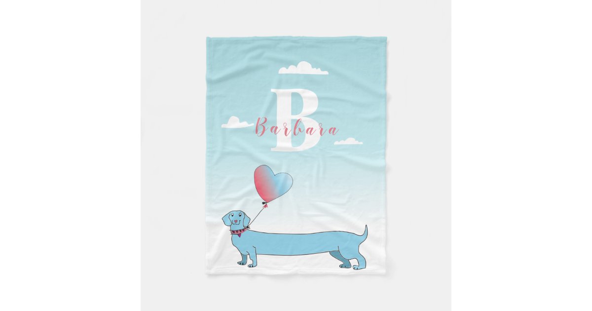 犬好きモノグラム フリースブランケット Zazzle Co Jp