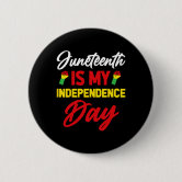 1865年6月独立記念日パンアフリカ 缶バッジ | Zazzle.co.jp